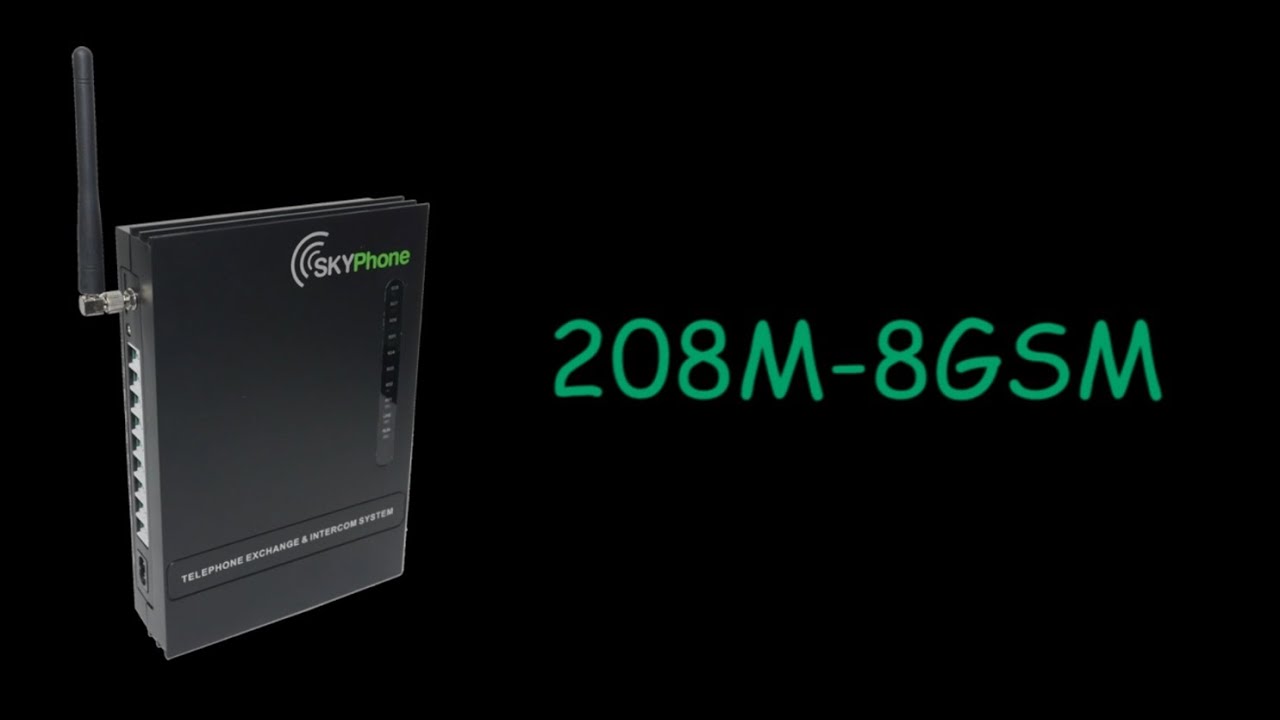 VIDEO CENTRAL TELEFONICA  208M-8GSM