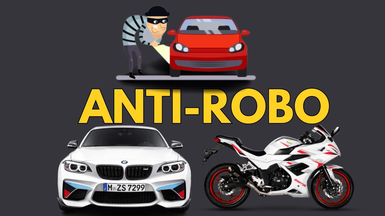 Como poner antirobo, cortacorriente para coche o moto con 2 relay