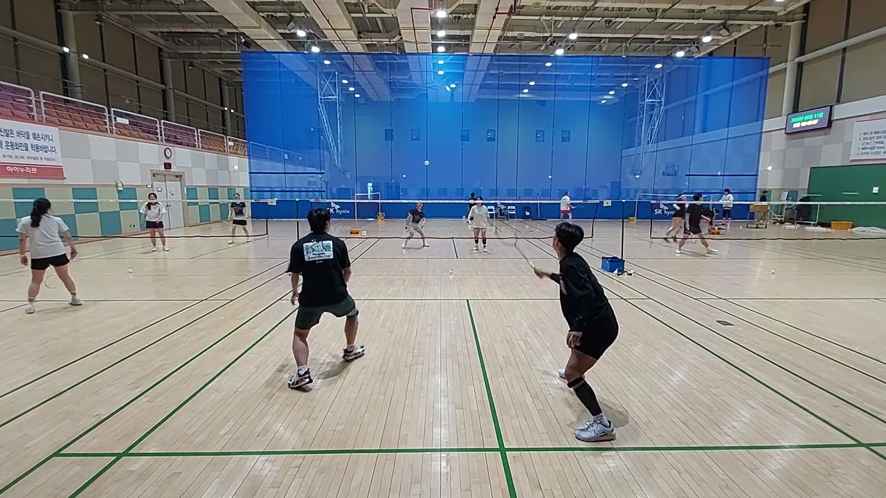 #오주석, 정미희A, 김인철D vs 이효정B, 곽명현D #26.03.11 #청주SK하이닉스 #초보민턴오 #초보민턴