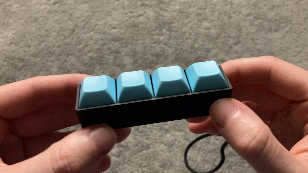 ASMR Viral Tiktok Keyboard Fidget Toy! Red Gateron Switches!