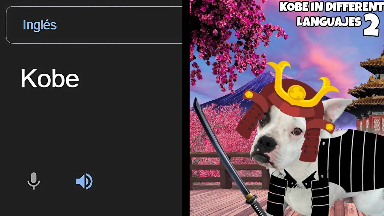 Kobe In Different Languages 2