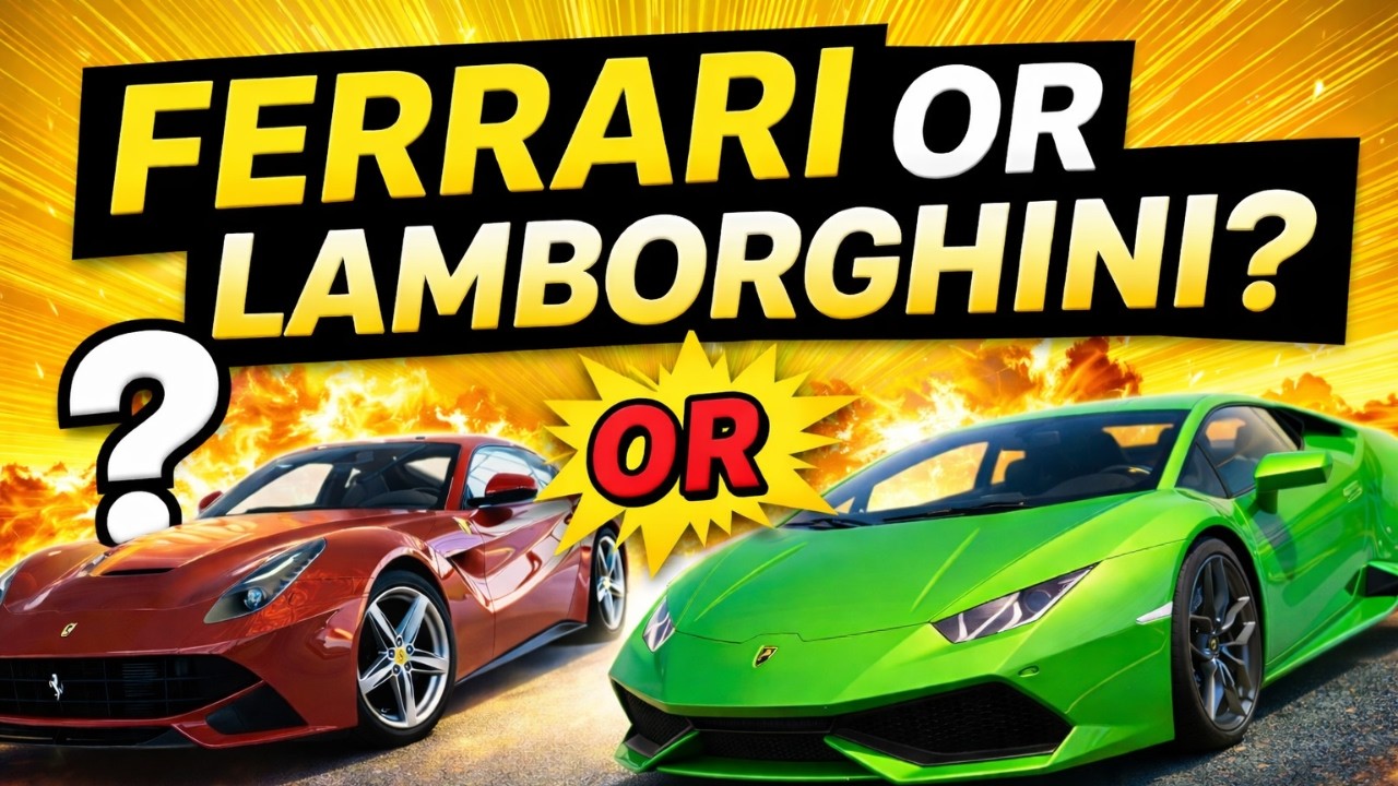 I Chose the WRONG Car... 😱 Lamborghini vs Ferrari Showdown!