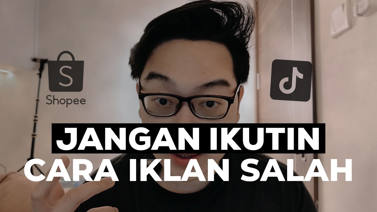 Jangan Ikutin Cara Iklan Shopee / TikTok Yang Salah ! ( GMV MAX )