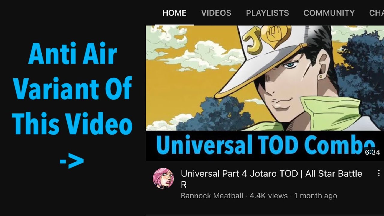 Anti Air Variant of My (Old) 4Taro Universal TOD | All Star Battle R