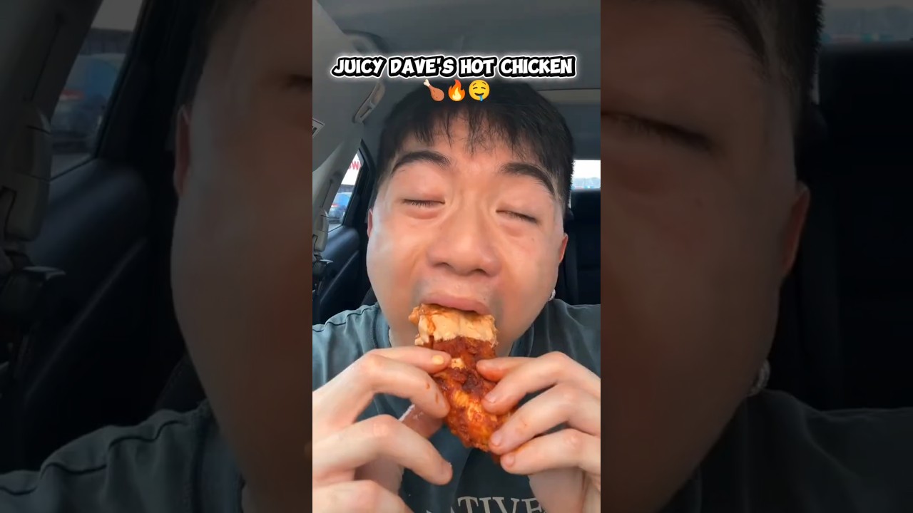 Dave&rsquo;s Hot Chicken 🔥 Crispy, spicy, and super addictive! 🍗#DavesHotChicken #Mukbang #Foodie