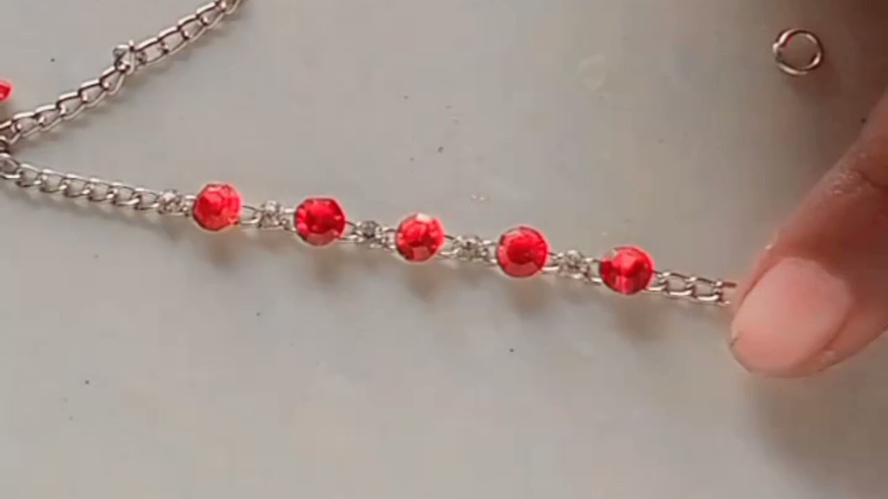 Diy beautiful rose red braslet 😊😊❤️☺️☺️