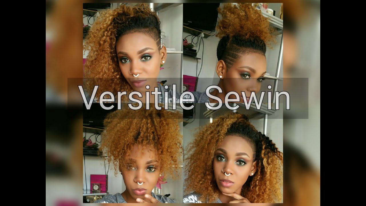 VERSATILE CURLY SEWIN FOR SHAVED SIDES