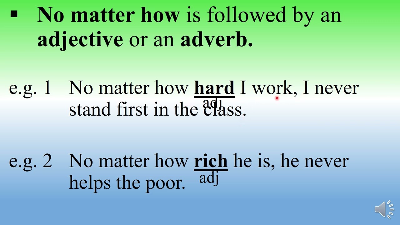No matter+wh Grammar