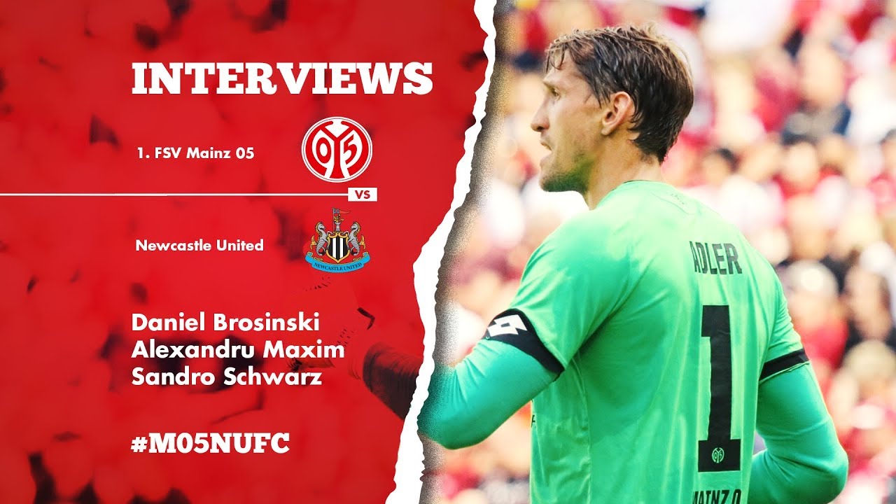 Interviews nach Newcastle | Daniel Brosinski | Alexandru Maxim | Sandro Schwarz | 1.FSV Mainz 05