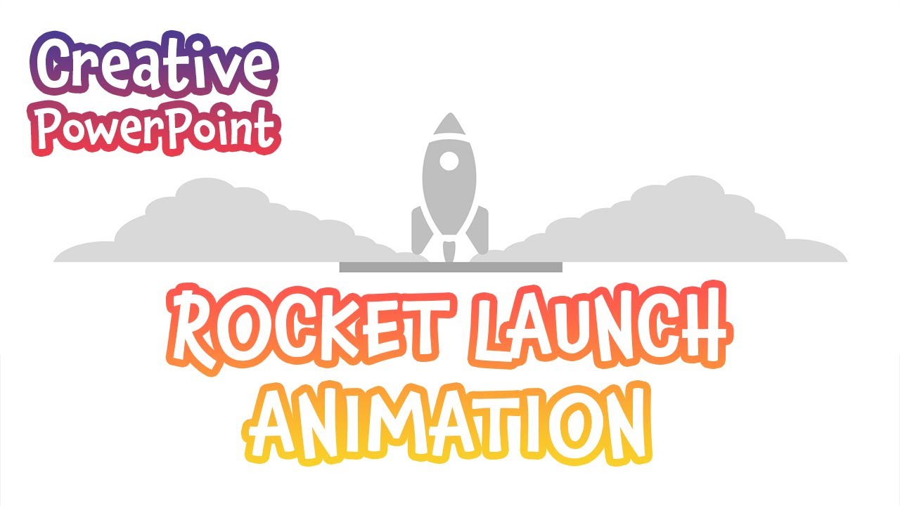 🚀 Making a rocket launch motion graphics animation in PowerPoint 🚀