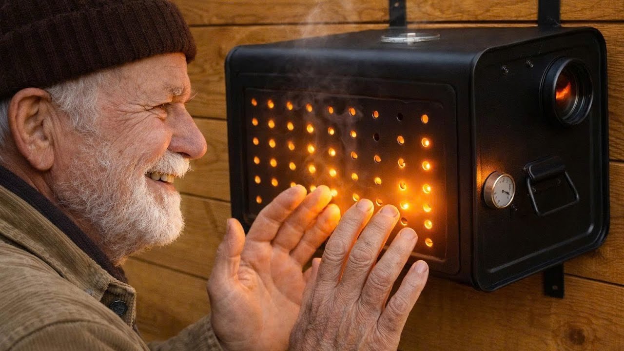 FREE Winter Heating 🔥 DIY 3-in-1 Stove &ndash; No Gas, No Firewood