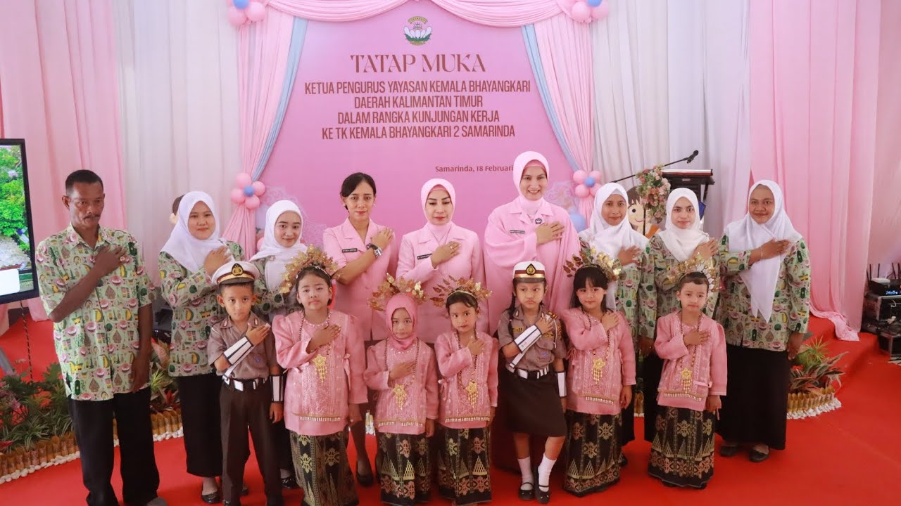 Tatap Muka Ketua PYKB Daerah Kaltim dalam rangka Kunjungan Kerja ke TK Kemala Bhayangkari 2 Smd