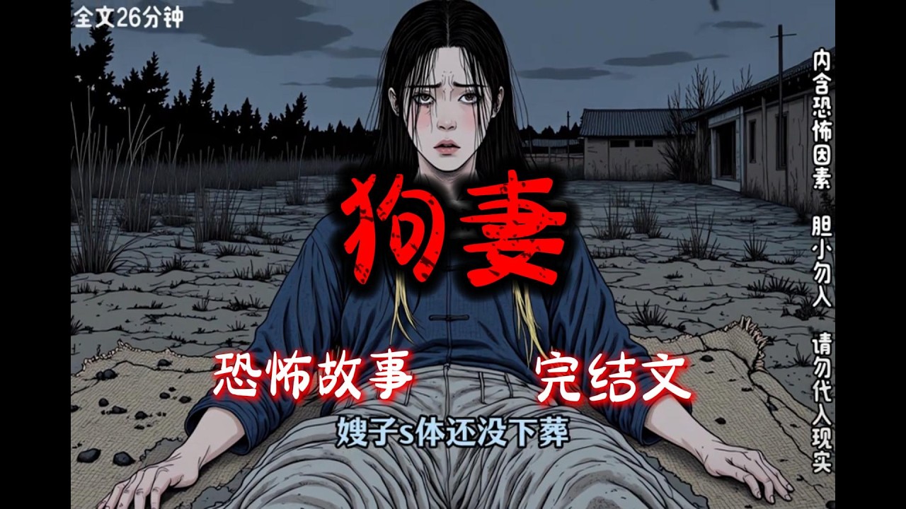 《狗妻》26分钟 哄睡悬疑故事已完结。#沈美书屋 #悬疑恐怖故事#一口气看完系列#完结文#哄睡神器#民间故事