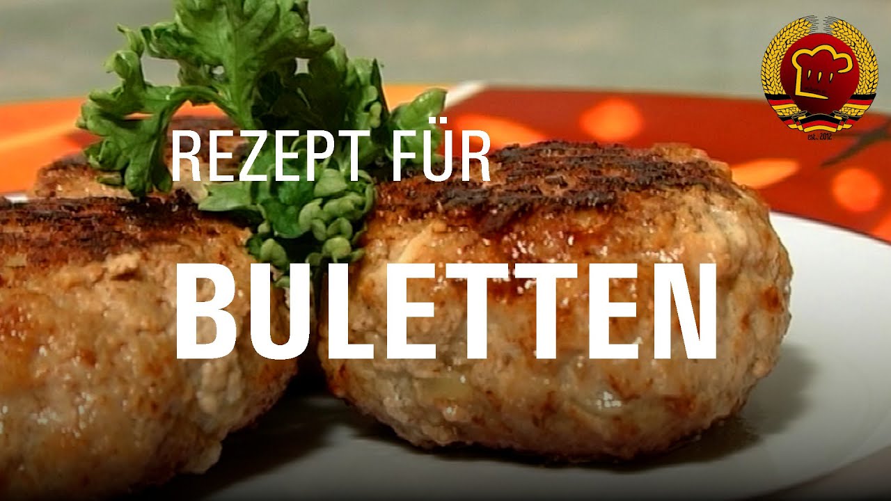 So kannst du knusprige Buletten schnell und einfach selber braten (DDR Rezept)