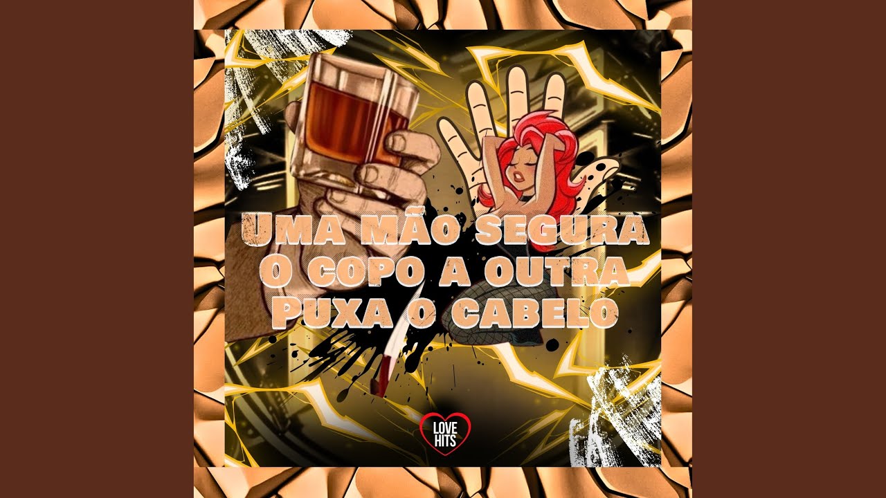 Uma Mão Segura o Copo a Outra Puxa Seu Cabelo