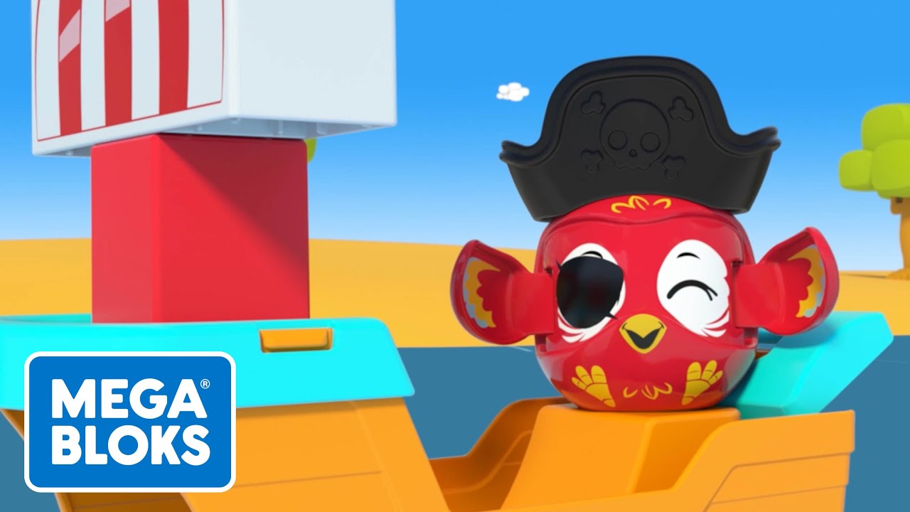 Das matschige Piratenschiff - Mega Bloks | Fisher-Price Deutsch | Kinderlieder | Cartoons für Kinder