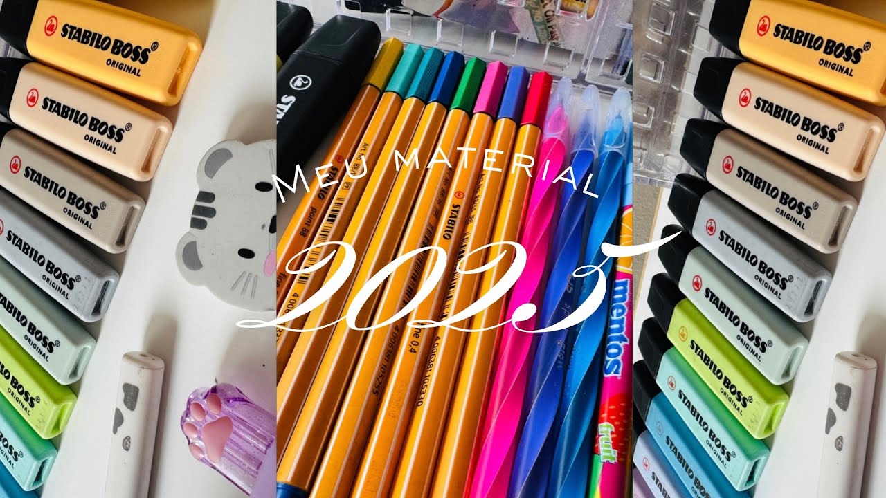 meu material escolar 📚✨ | 1º ano do e.m etec