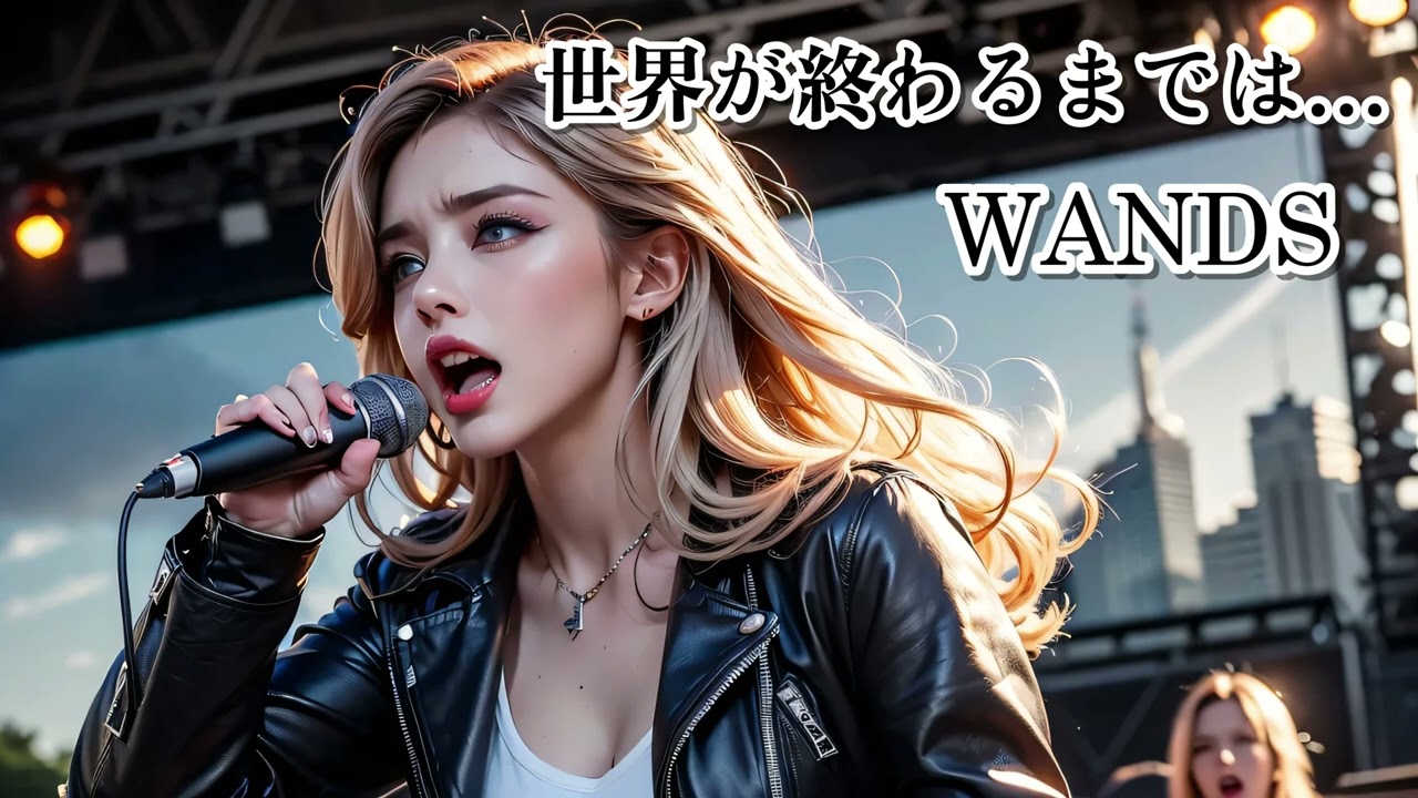 WANDS【世界が終わるまでは…】AIメタル女子がカバーした　AIcover J-Rock
