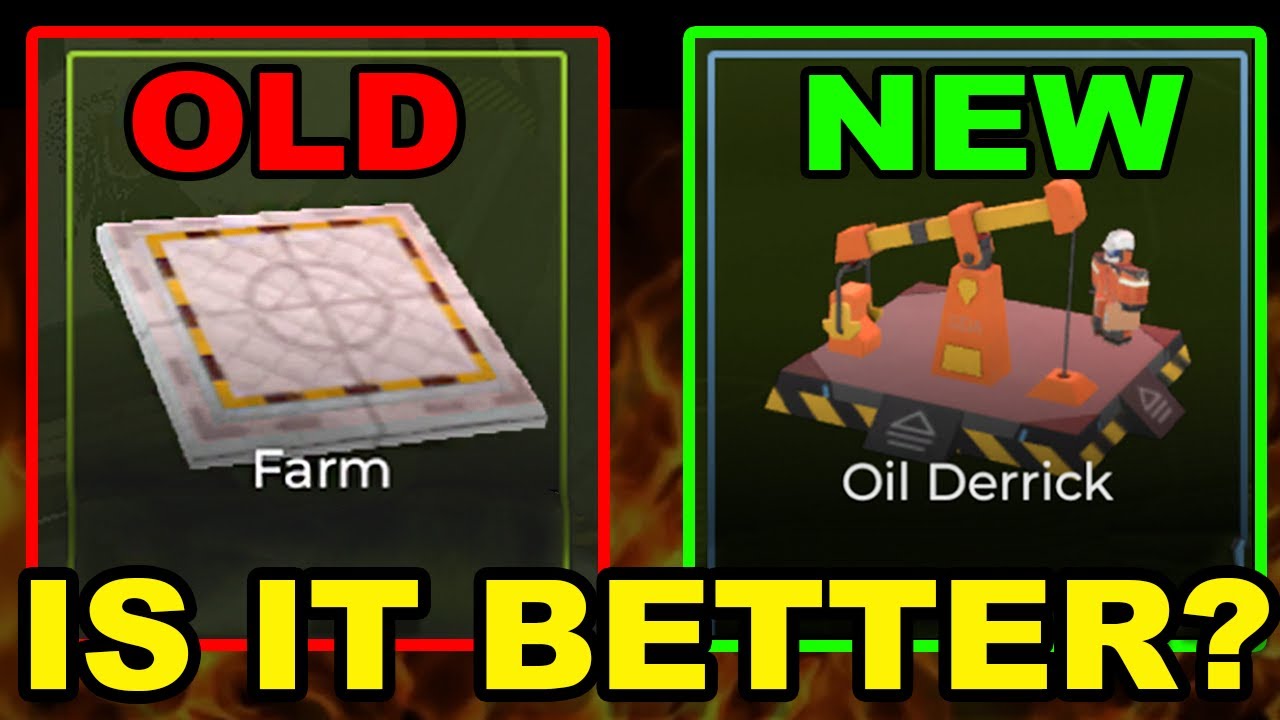 is OIL DERRICK the  better farm in TDX?