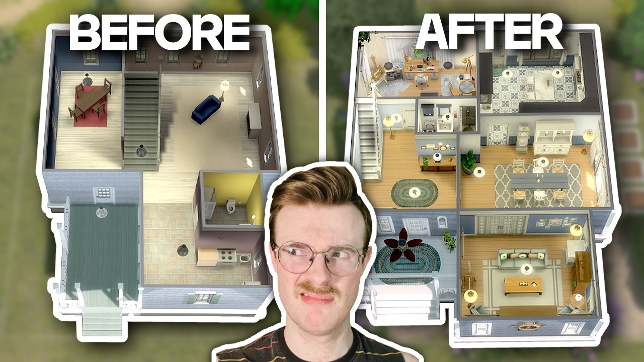 fixing The Sims 4 Cats and Dogs' UGLY houses #1