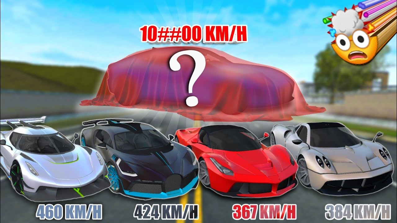 TOP 5 FASTEST CARS IN ECDS || BUT ? 🤯 || Extreme Car Driving Simulator