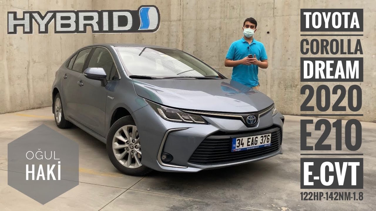 Toyota Corolla Hybrid Sedan Dream İnceleme|E210|2020|e-CVT|Oğul Haki