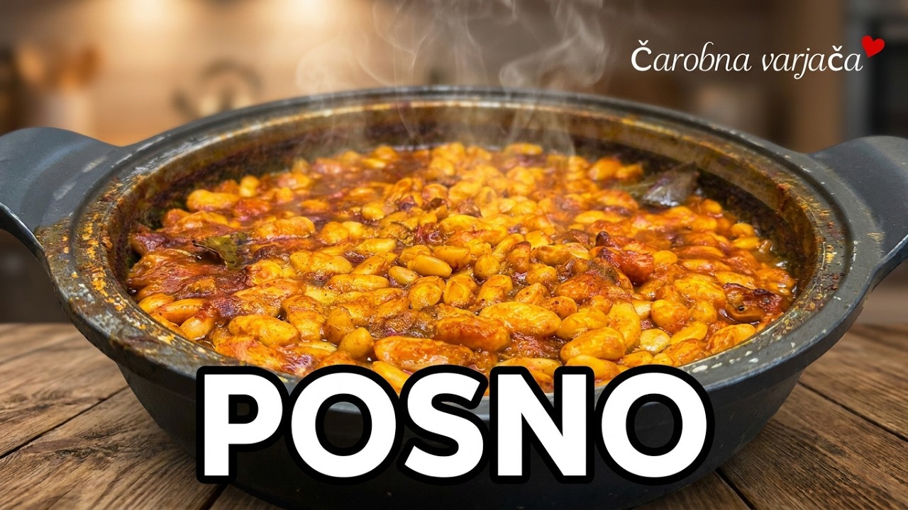 Domaći posni prebranac &ndash; Flavorful Oven-Cooked Bean Stew!