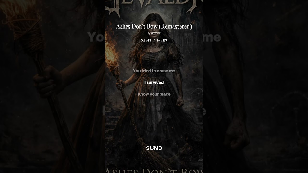 Ashes Don’t Bow Remastered