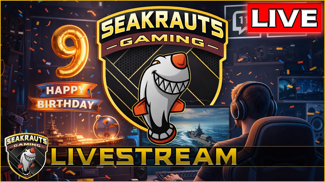 📺 2k1440p 🐲 CC | Giveaway 🔥9 Jahre Seakrauts in World of Warships ⚓