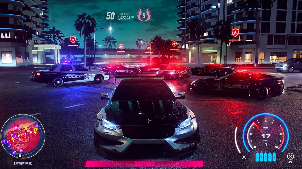 NFS HEAT COP CHASE POLESTAR 1 2020 | ULTRA GRAPHICS 4K 60FPS
