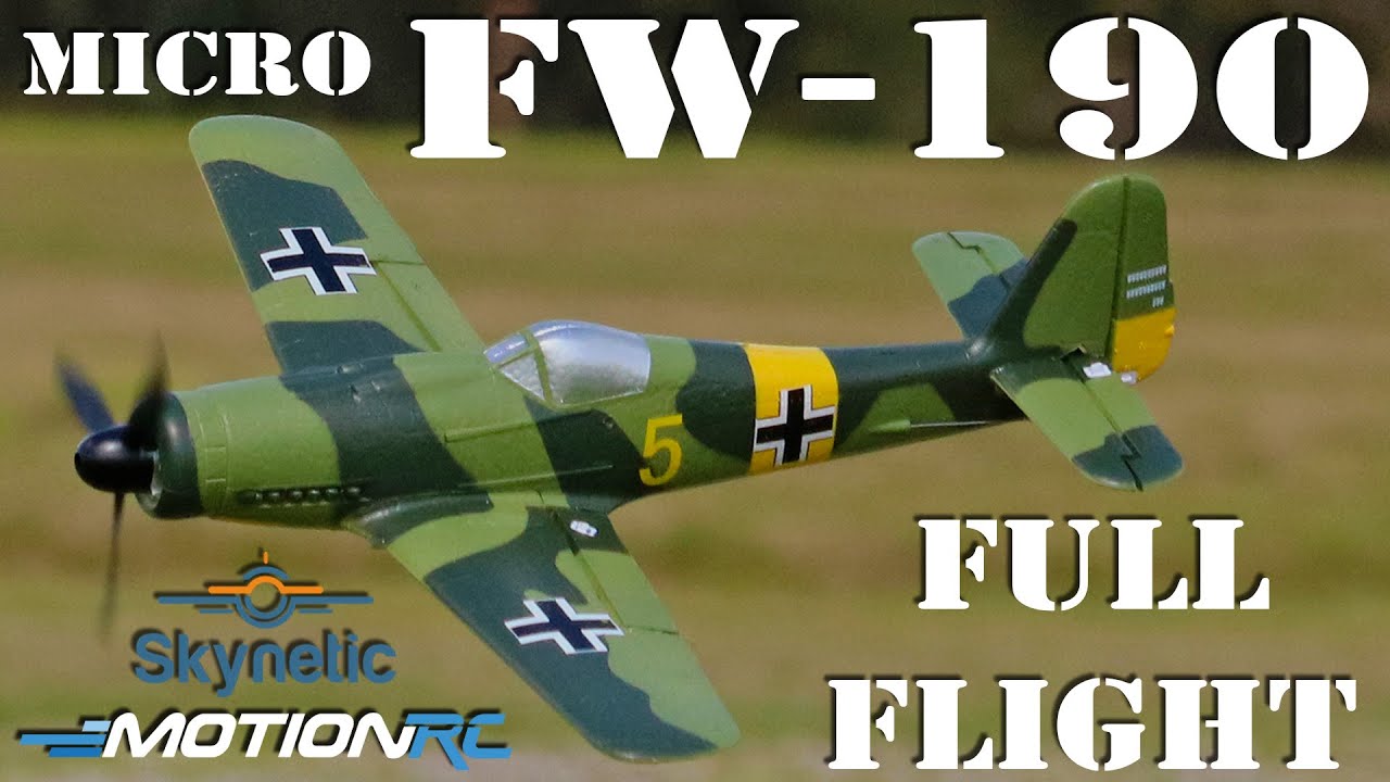 Skynetic Micro FW-190 Full Flight | Motion RC