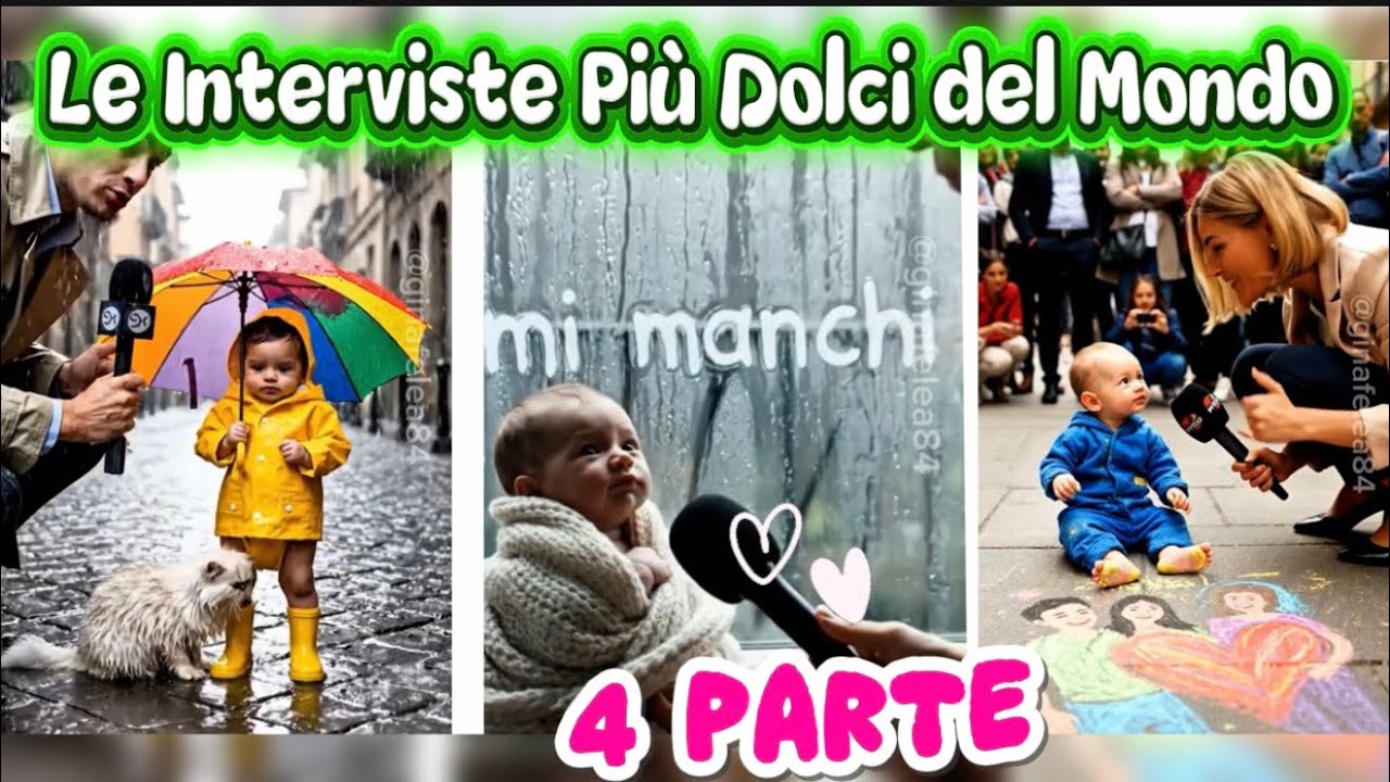“Le Interviste Più Dolci del Mondo” 😍❤️ (4 PARTE) nel intero web non esiste così tanta tenerezza🤗❤️