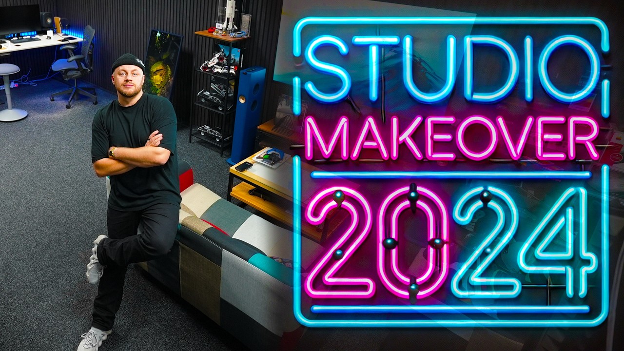 🔥 Předělal jsem Studio: Nový look a akustické panely!
