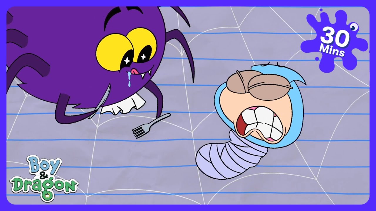 Boy & Dragon - ¡Arañas a la Carga! | WildBrain Parque de Emociones - Castellano