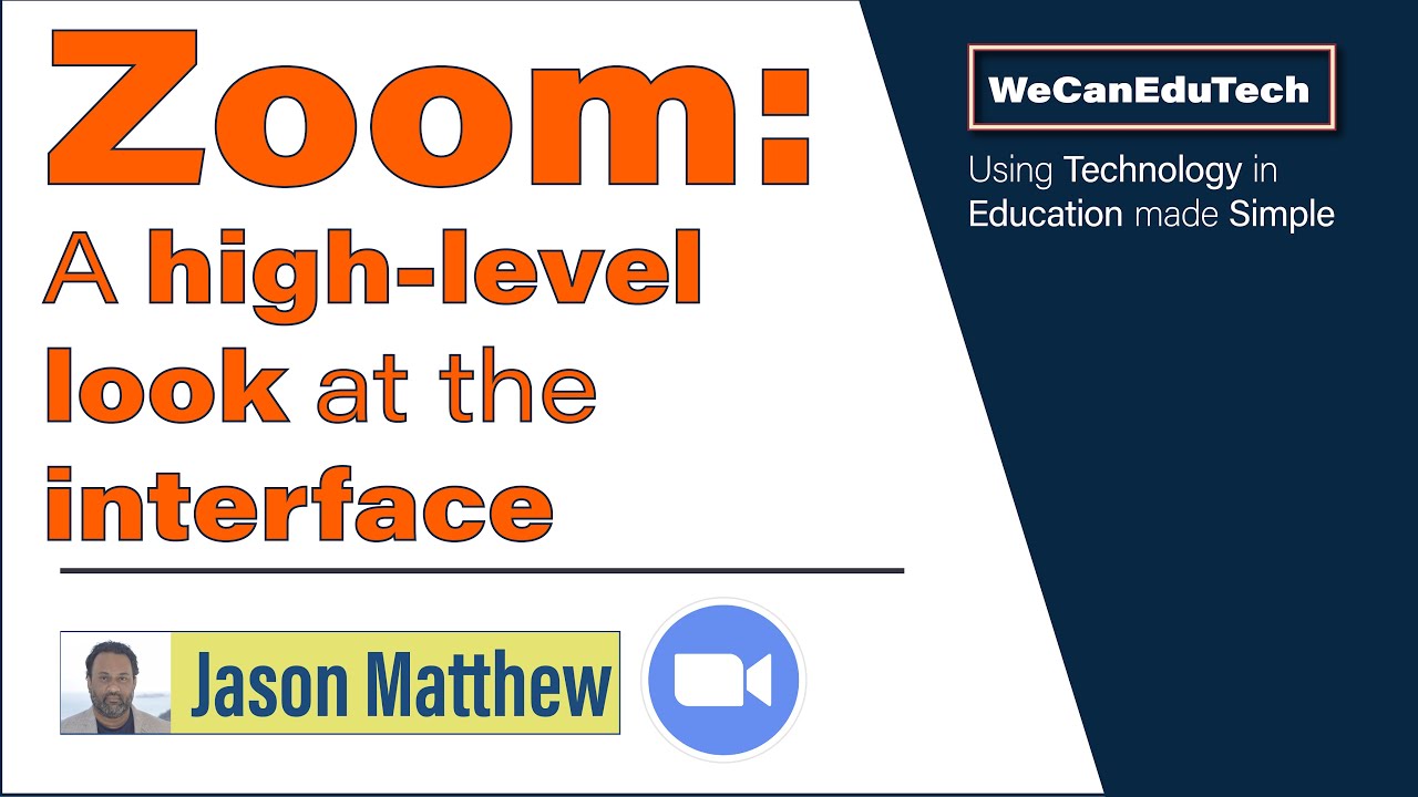 A high-level look at the Zoom interface