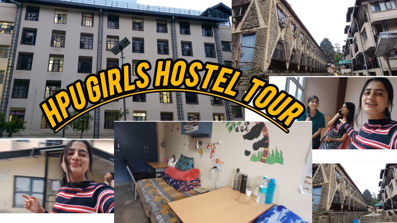 HPU Girls hostel  Tour|| rooms capacity  #hostellife #hpushimla #students #himchal