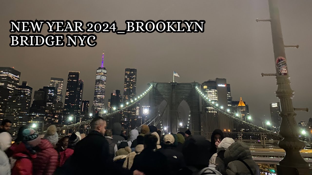 New Year countdown 2024_Brooklyn Bridge New York City