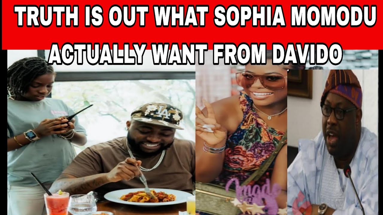 📢TRUTH IS OUT 👉SEE WHA SOPHIA MOMODU ACTUALLY WANT FROM DAVIDO AS NETIZENS APPLAUD HIM FOR BEING A