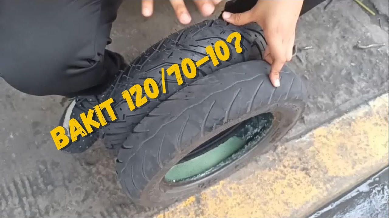 TIRE UPGRADE 120/70-10 AND  110/70-12
