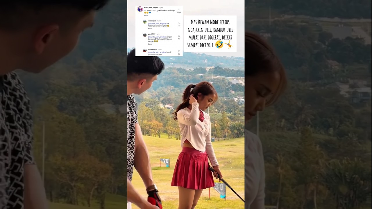 Gemas banget liat Verrel Bramasta ngajarin Fuji main golf sampai bisa #fuji #verrelbramasta