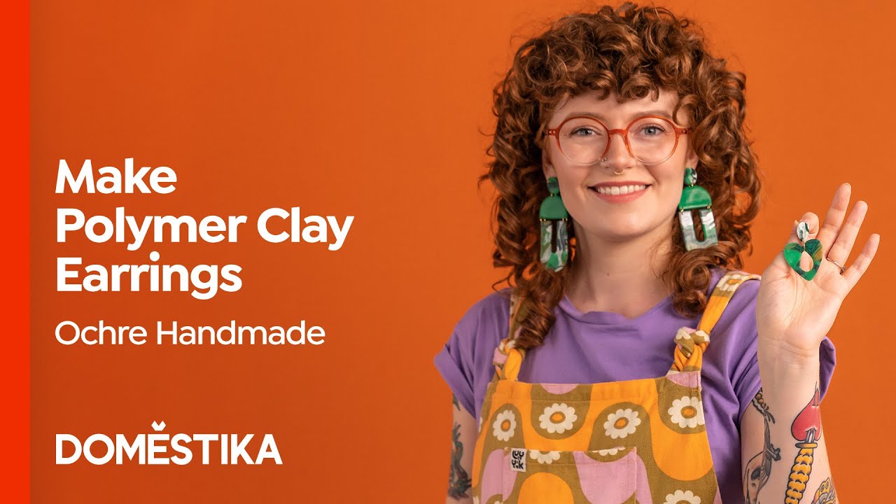 Polymer Clay Earrings: Make Marbled Accessories - Course by Ochre Handmade | Domestika English