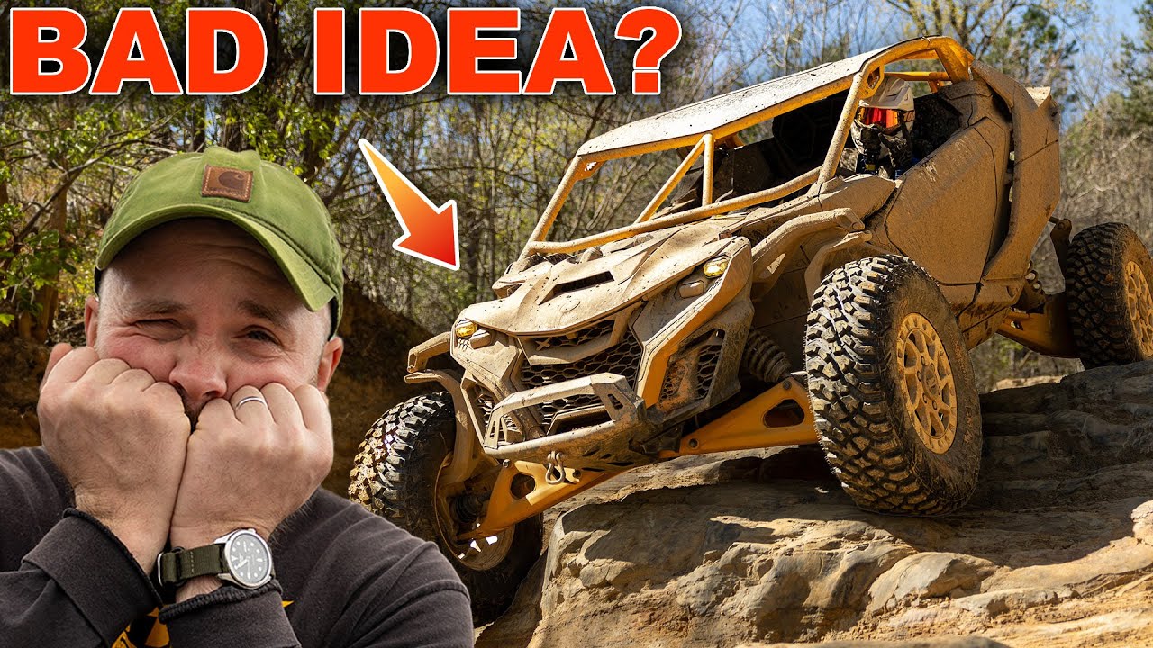 Сможет ли Can-Am Maverick R преодолеть рок-н-ролл?