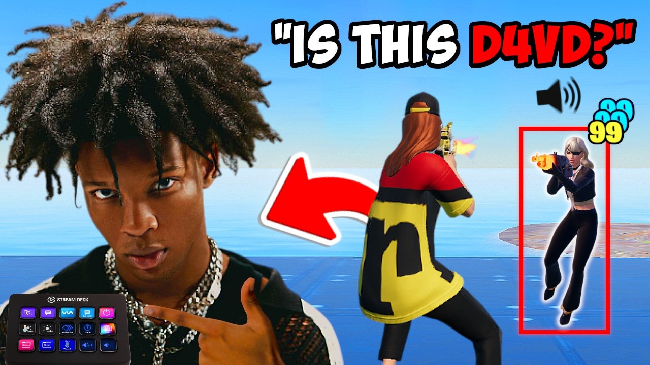 I Trolled Kids as D4vd in Fortnite with a SOUNDBOARD!
