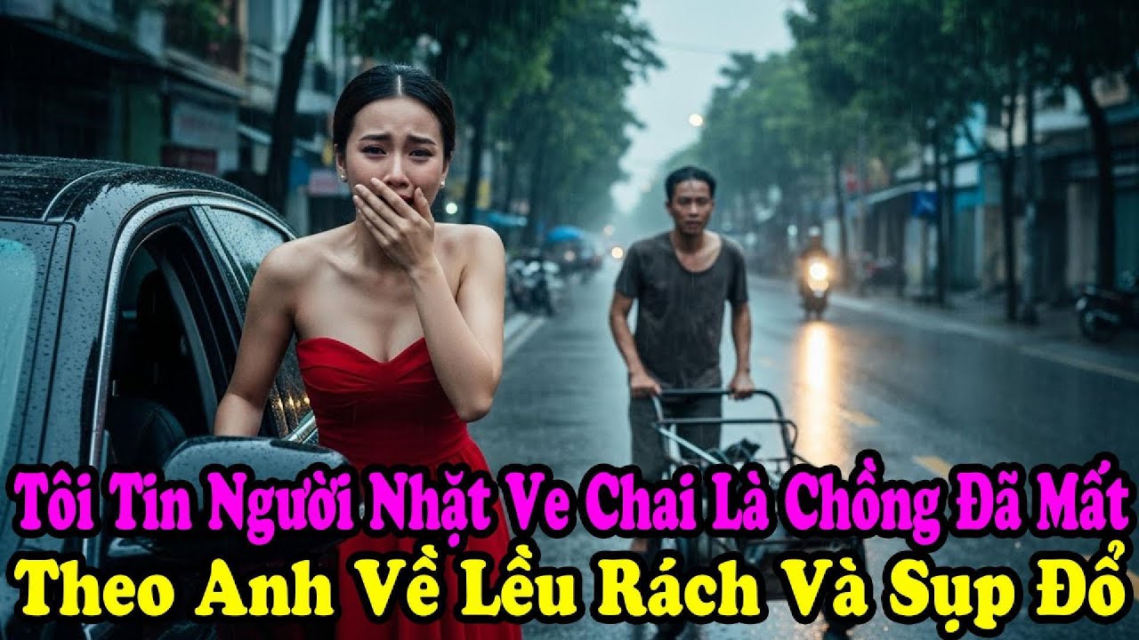 👉 Tôi Tin Người Nhặt Ve Chai Là Chồng Đã Mất, Theo Anh Về Lều Rách Và Sụp Đổ Khi Biết Sự Thật.