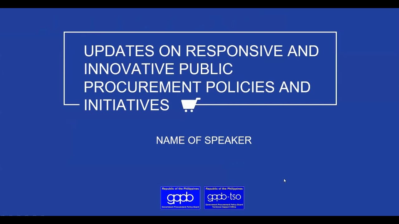 Public Procurement Process and PPP - Environmental Planning Board Exam Review Online Lecture