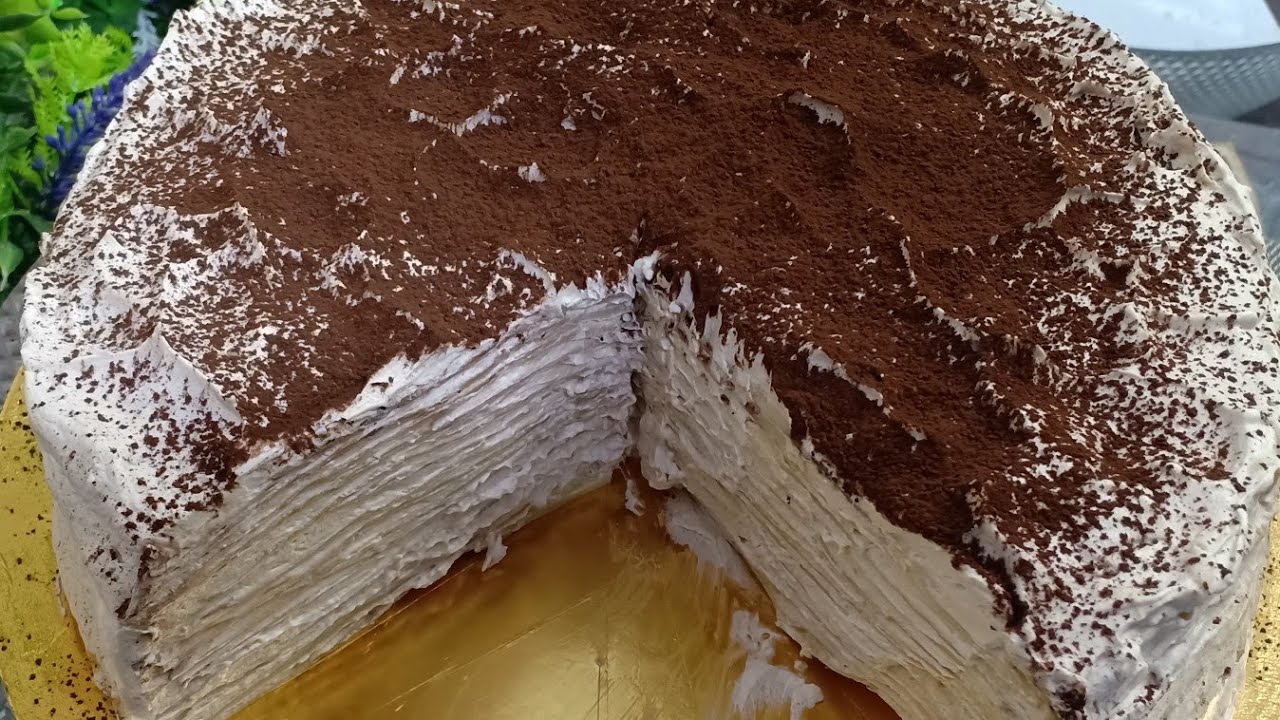 كريب كيك،هاد العيد الكيكة مختلفة حضريها ليهم على الطريقة الكورية و زيني بيها طبلت الفطور،كتحمق