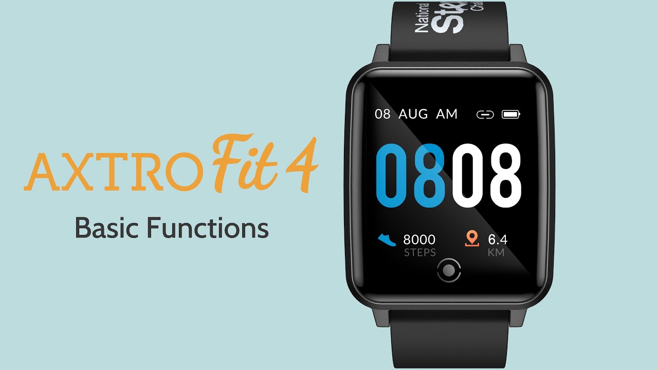 AXTRO Fit 4: Basic Functions and Navigation Guide