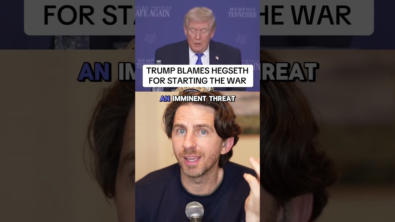 Трамп обвиняет в войне Пита Хегсета #usnews #trumpadministration #petehegseth #uspolitics