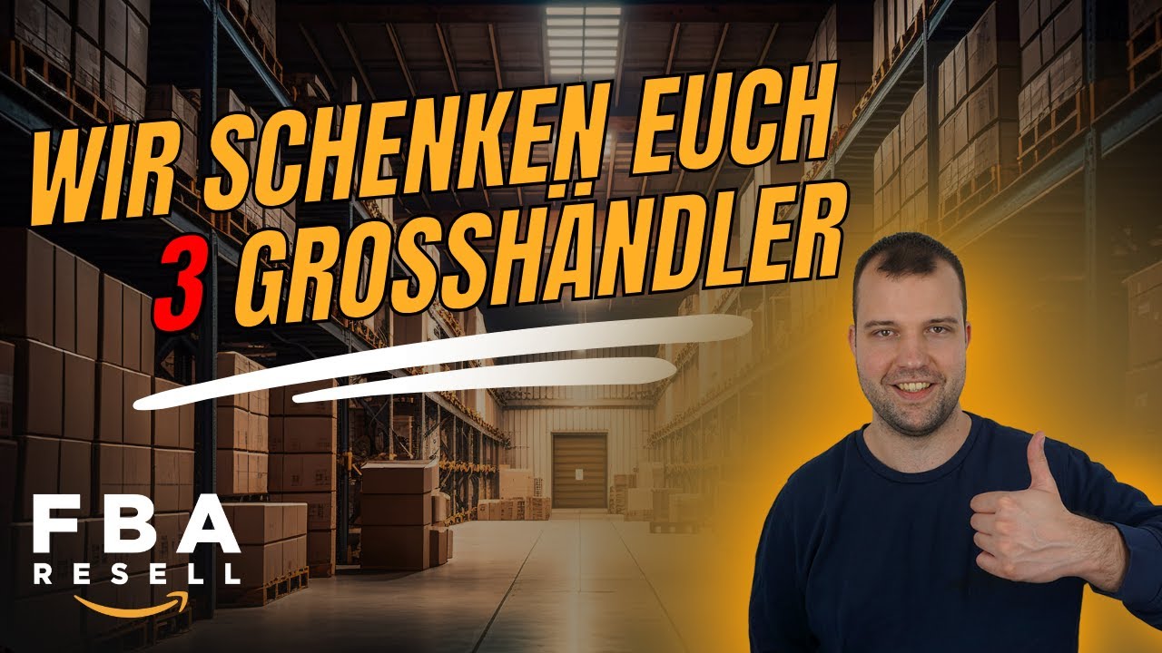 Wir schenken euch Gratis Gro&szlig;h&auml;ndler f&uuml;r euer Amazon FBA Wholesale Business!