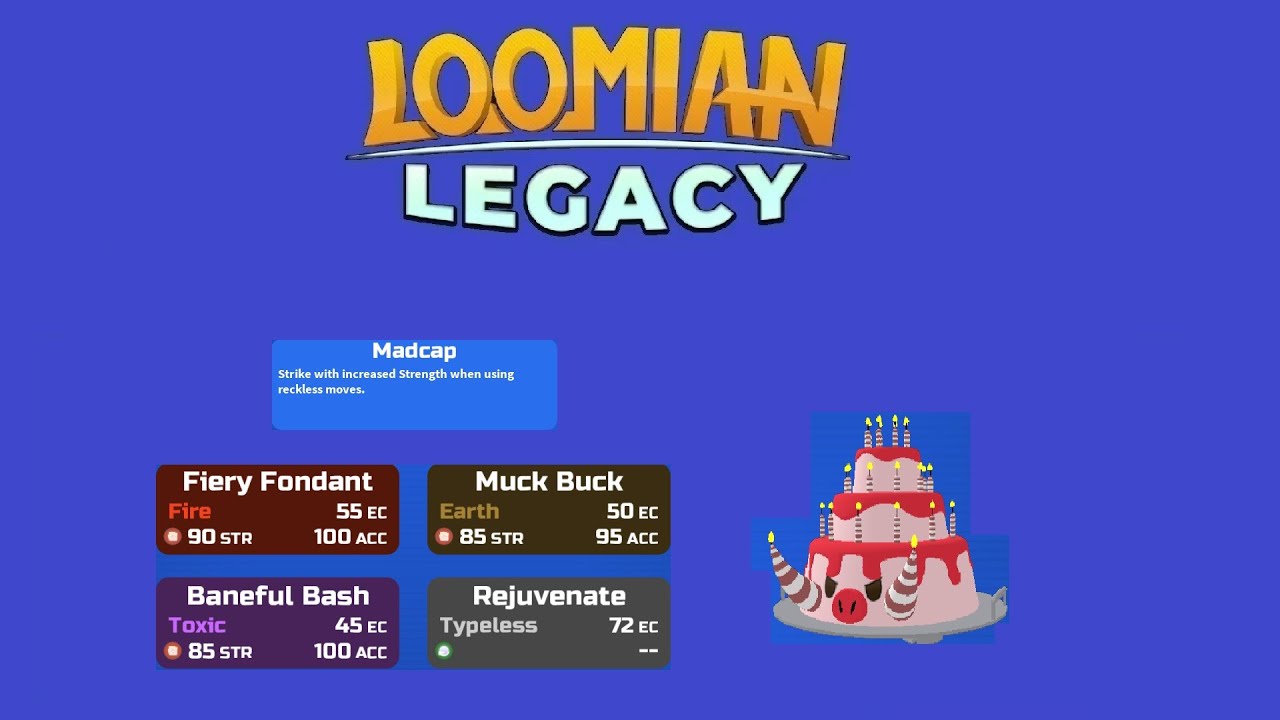 Hoganosh is still Good. Loomian Legacy PVP.